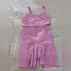 Girlfriend Matching Bike Shorts And Sports Bra L